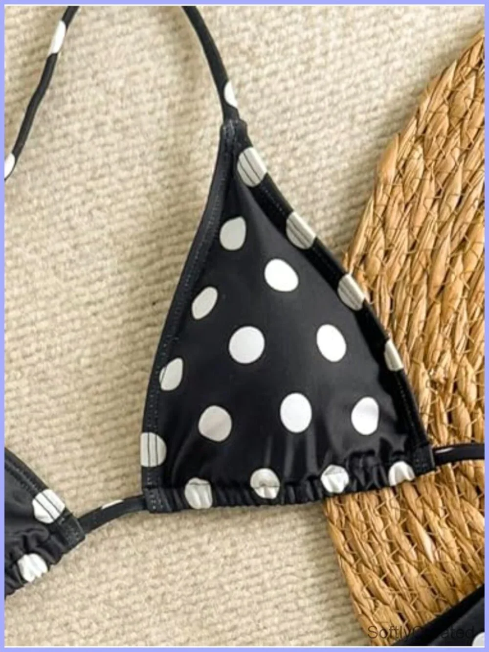 Women's 2 Piece Bikini Set Triangle Halter Top with Boyshorts High Waisted